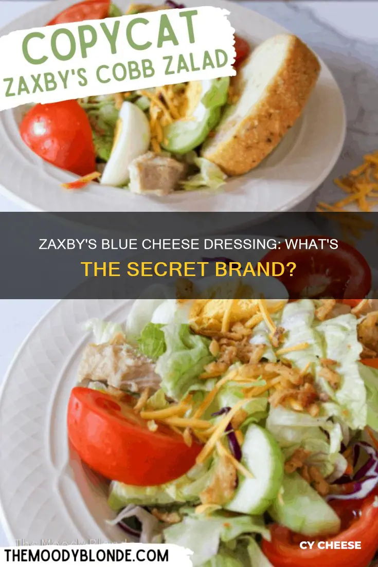 what brand blue cheese dressing does zaxbys use