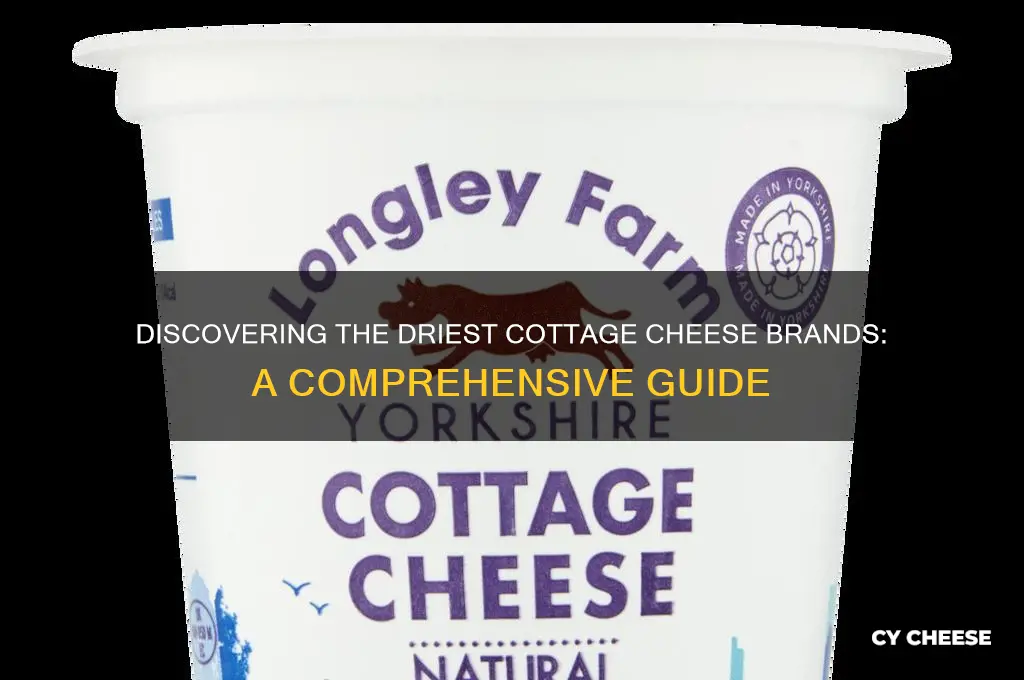 what brand of cottage cheese is dry