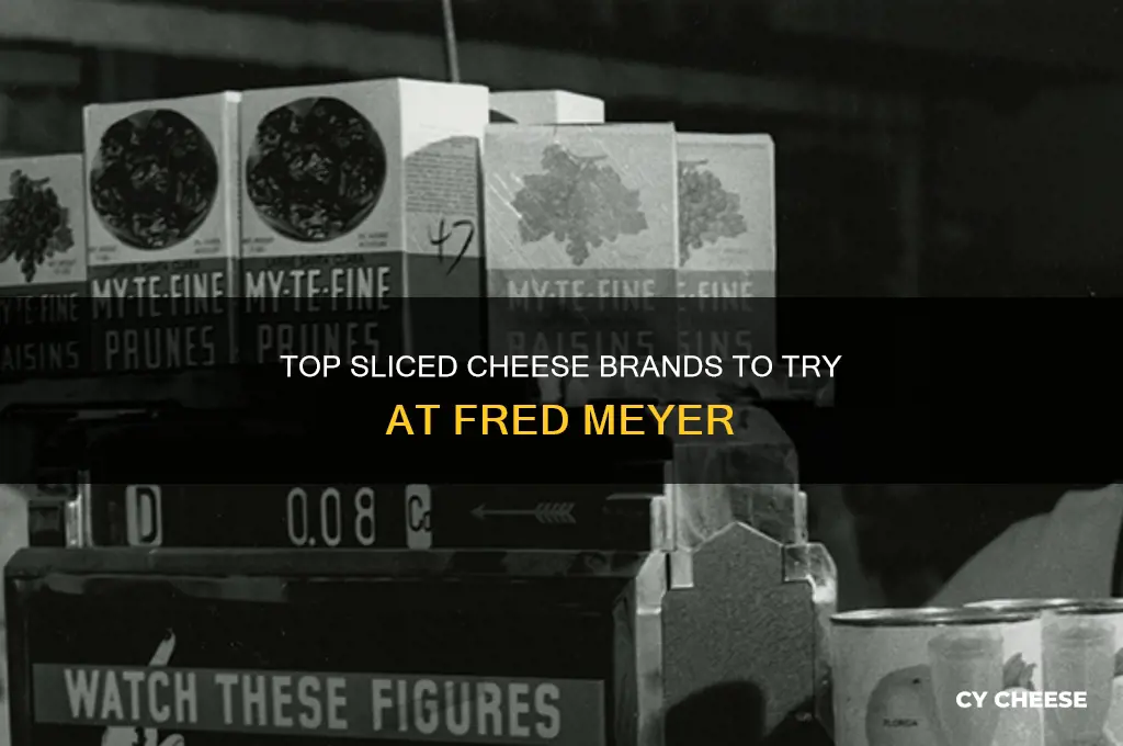 what brands of sliced cheese at fred meyer