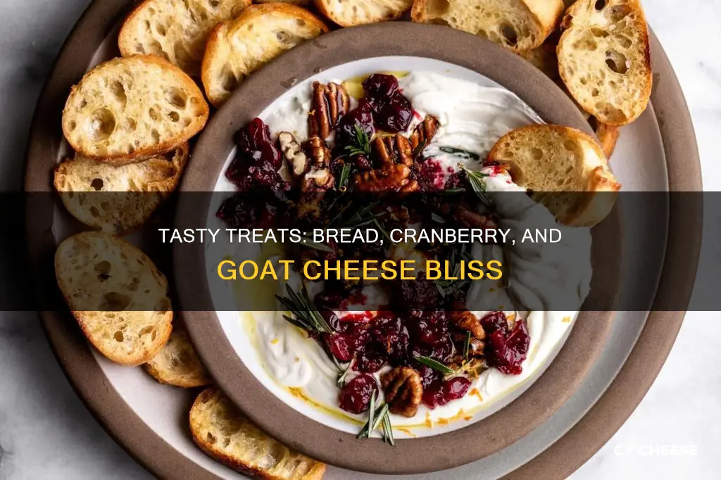 what bread cranberry goat cheese spread