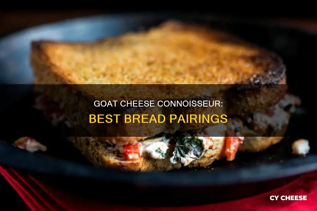 what bread goes with goat cheese