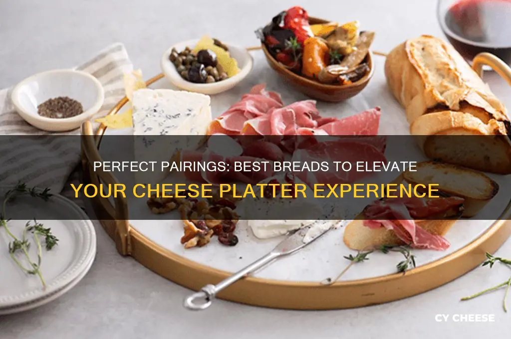 what breads for cheese platter