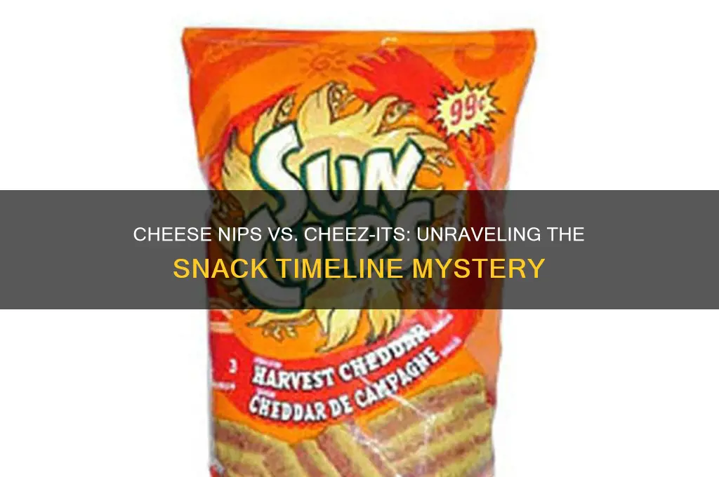 what came first cheese nips or cheez its