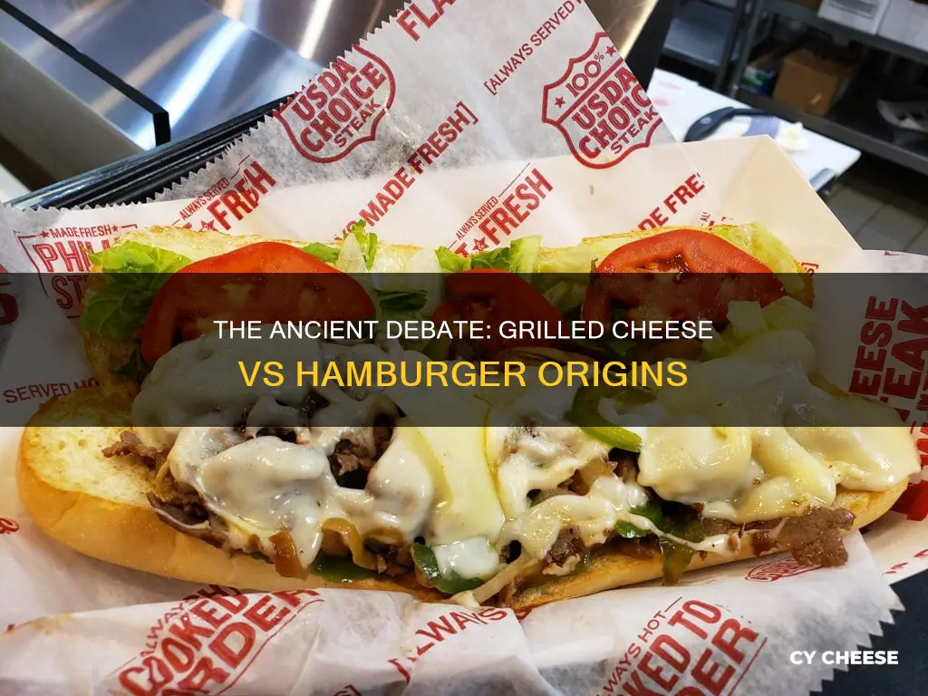 what came first grill cheese or hamburger