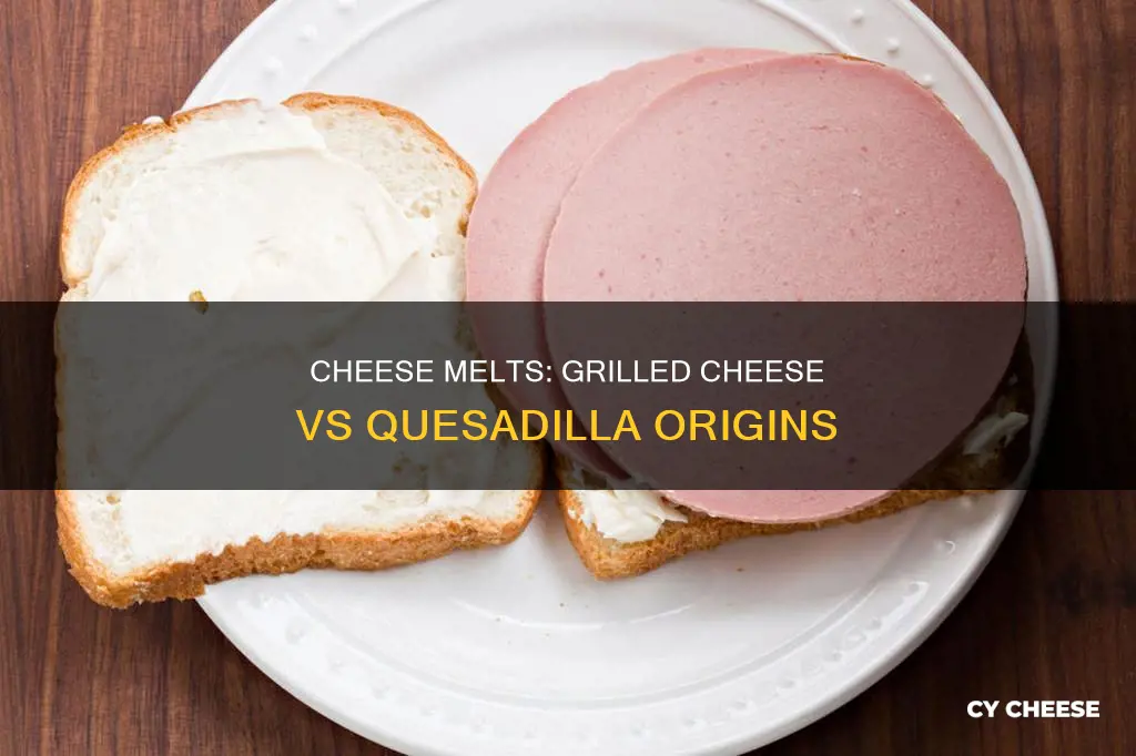 what came first grilled cheese or quesadilla