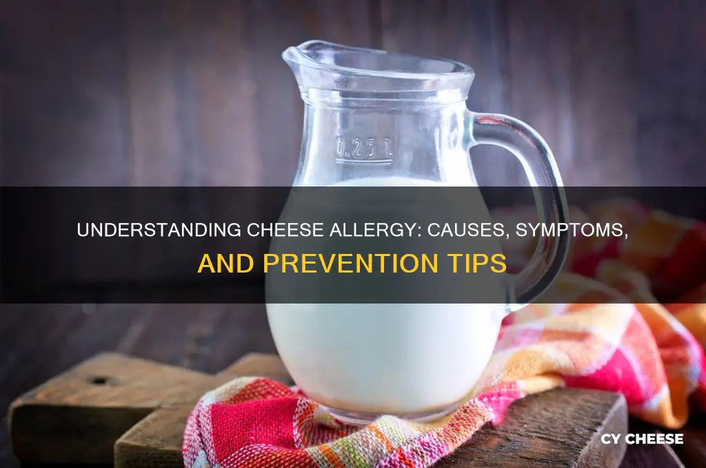 what causes cheese allergy