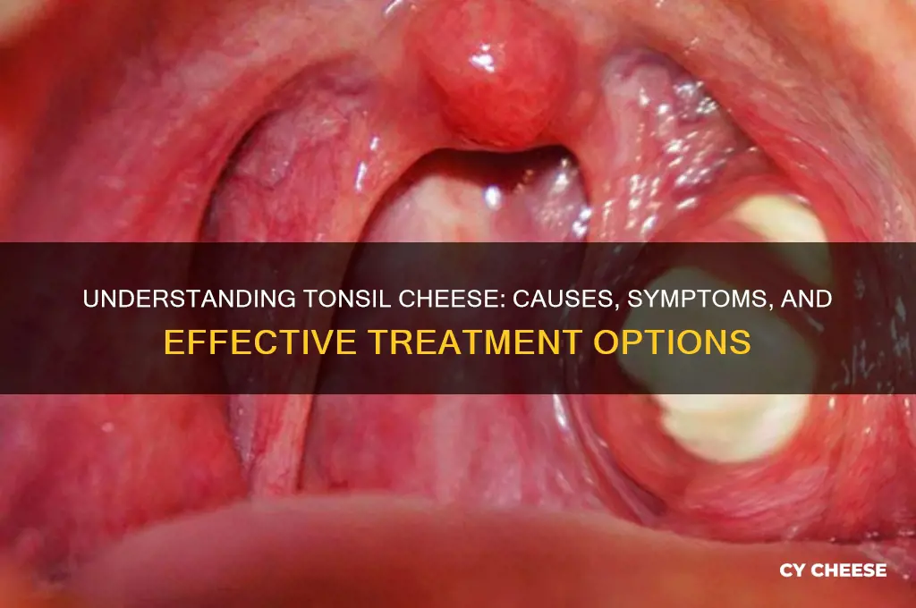 what causes tonsil cheese