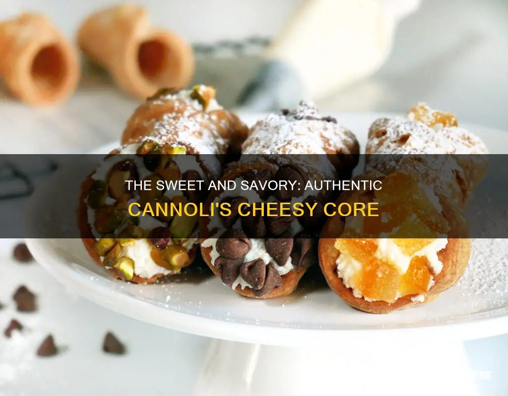 what cheese are authentic cannolis made of