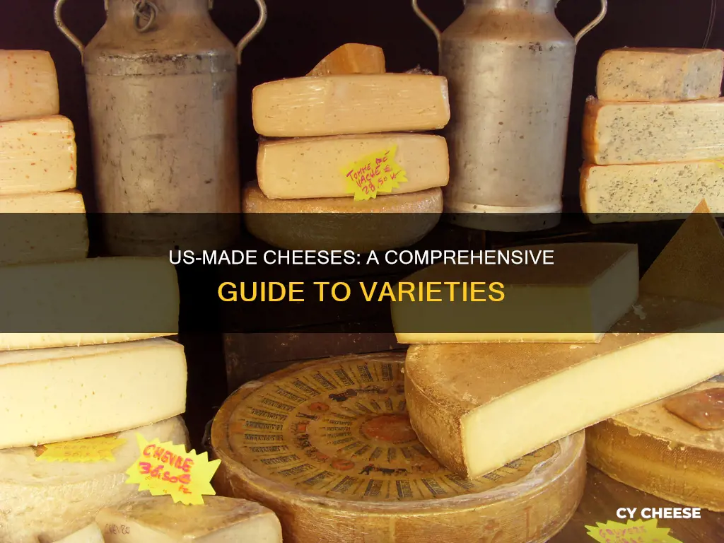 what cheese are made in the us