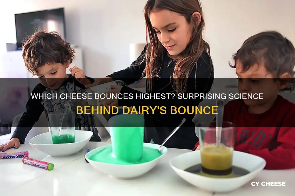what cheese bounces the highest