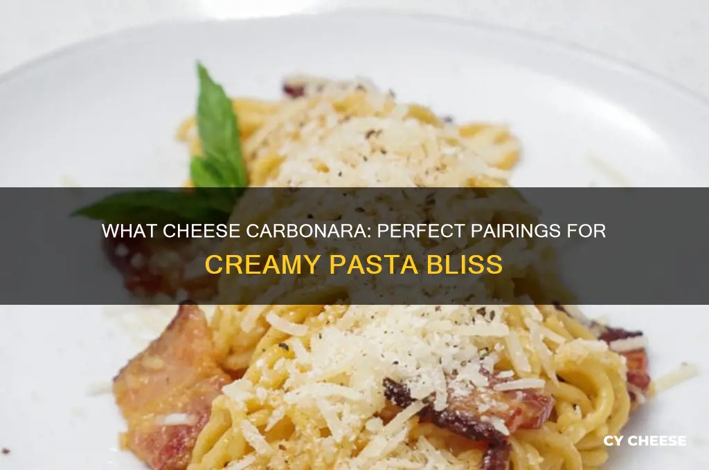 what cheese carbonara