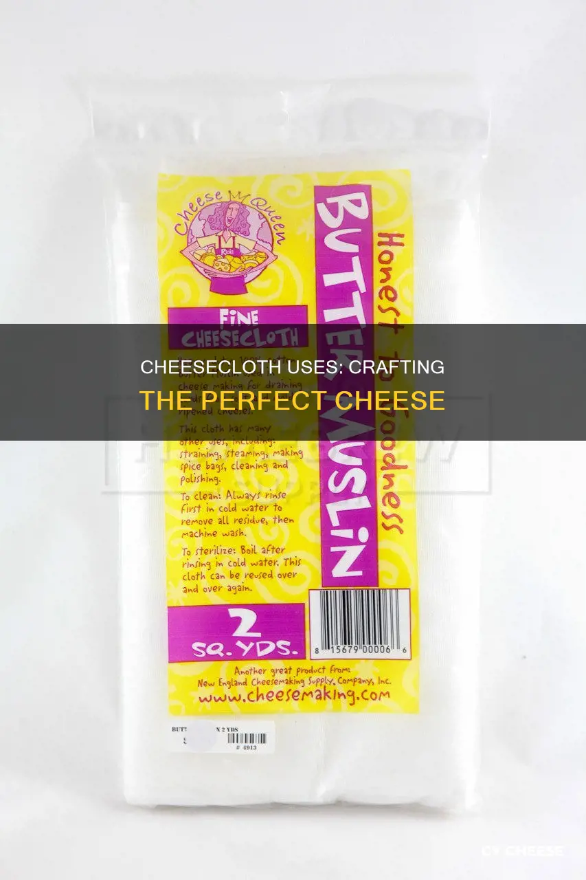 what cheese cloths used for making cheese