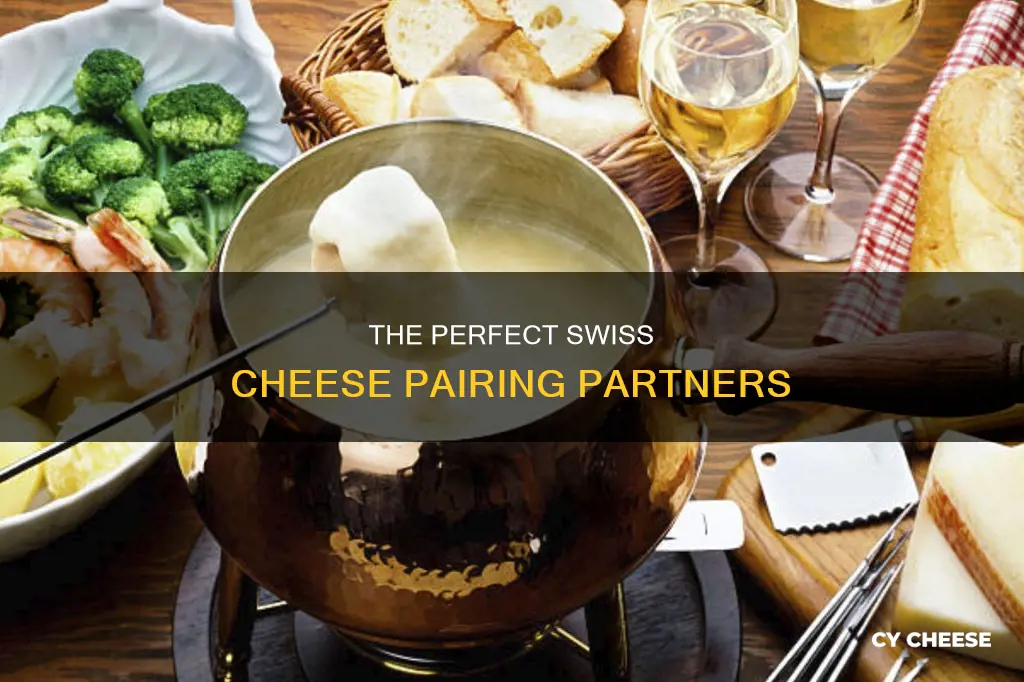 what cheese combines well with swiss cheese for a