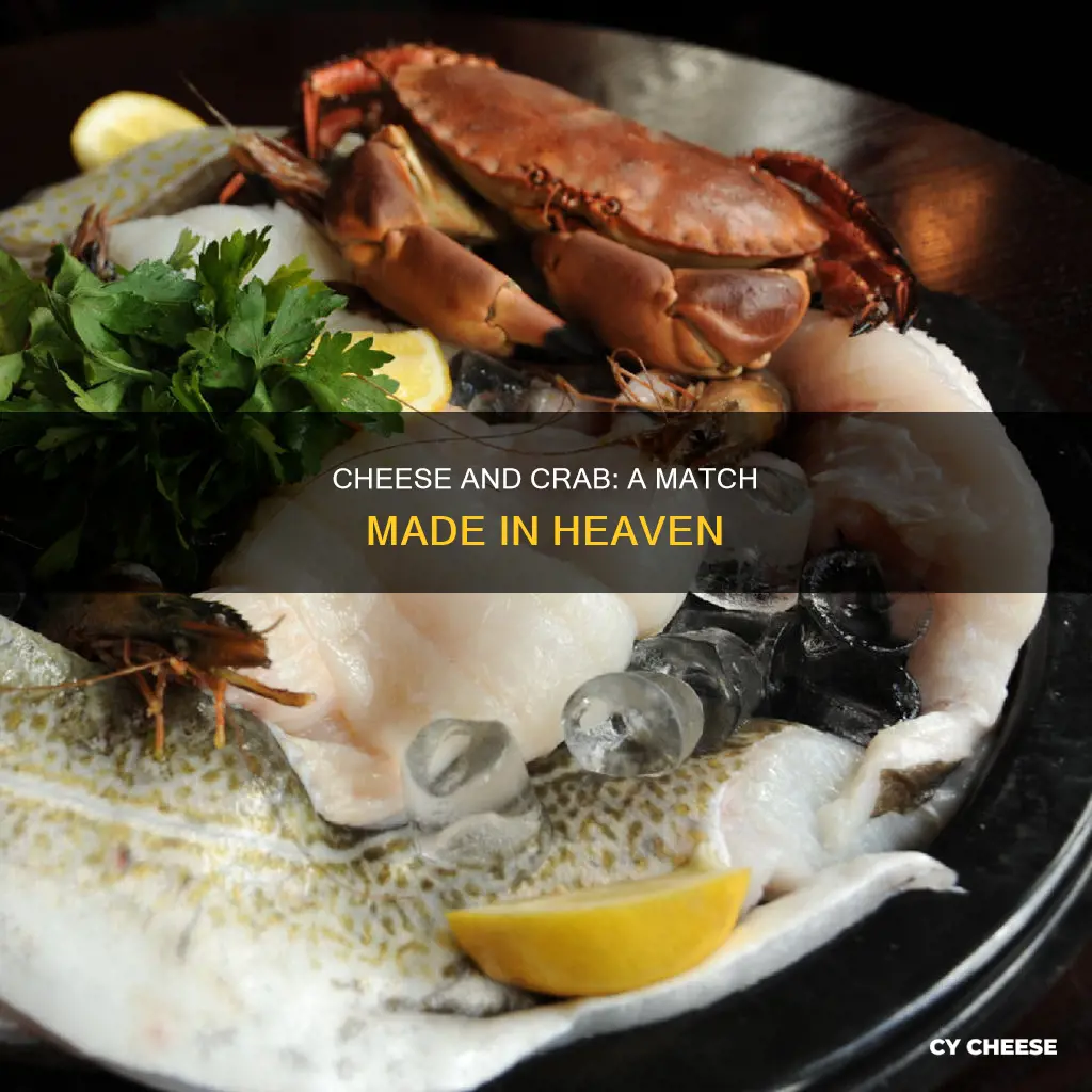 what cheese compliments crab the best