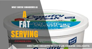 Cheese and Fats: What's a Serving?