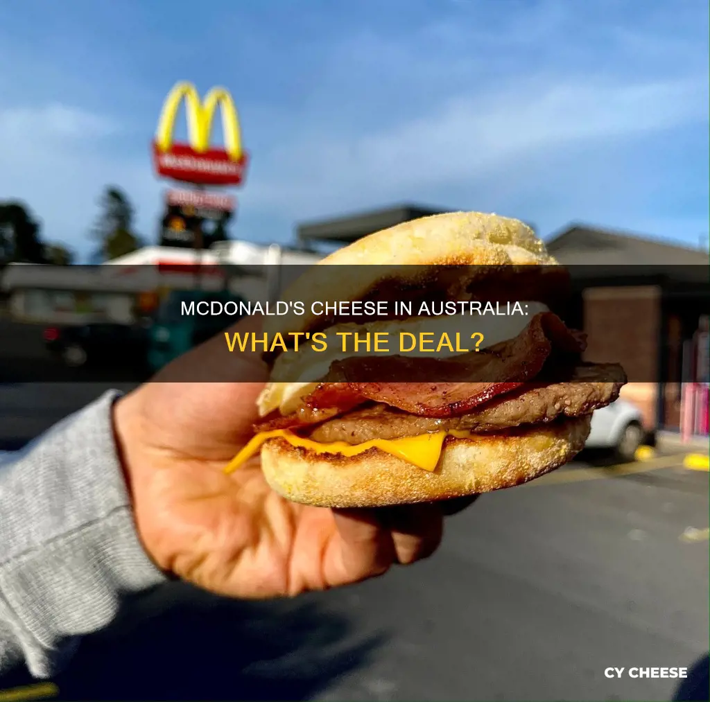 what cheese do mcdonalds use in australia