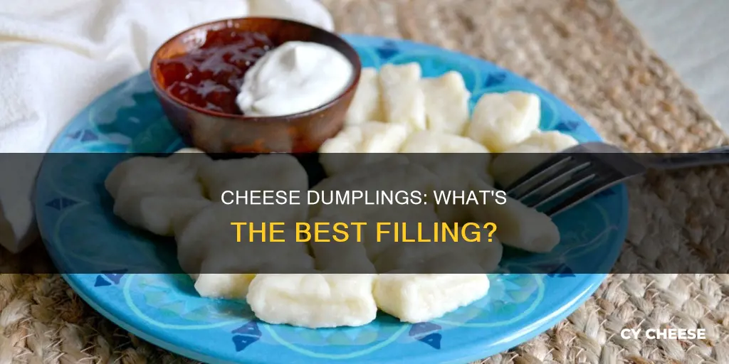 what cheese do people put in dumplings