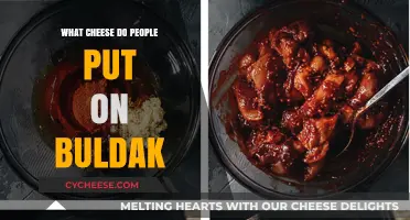 The Perfect Cheese for Buldak: A Spicy, Cheesy Dish