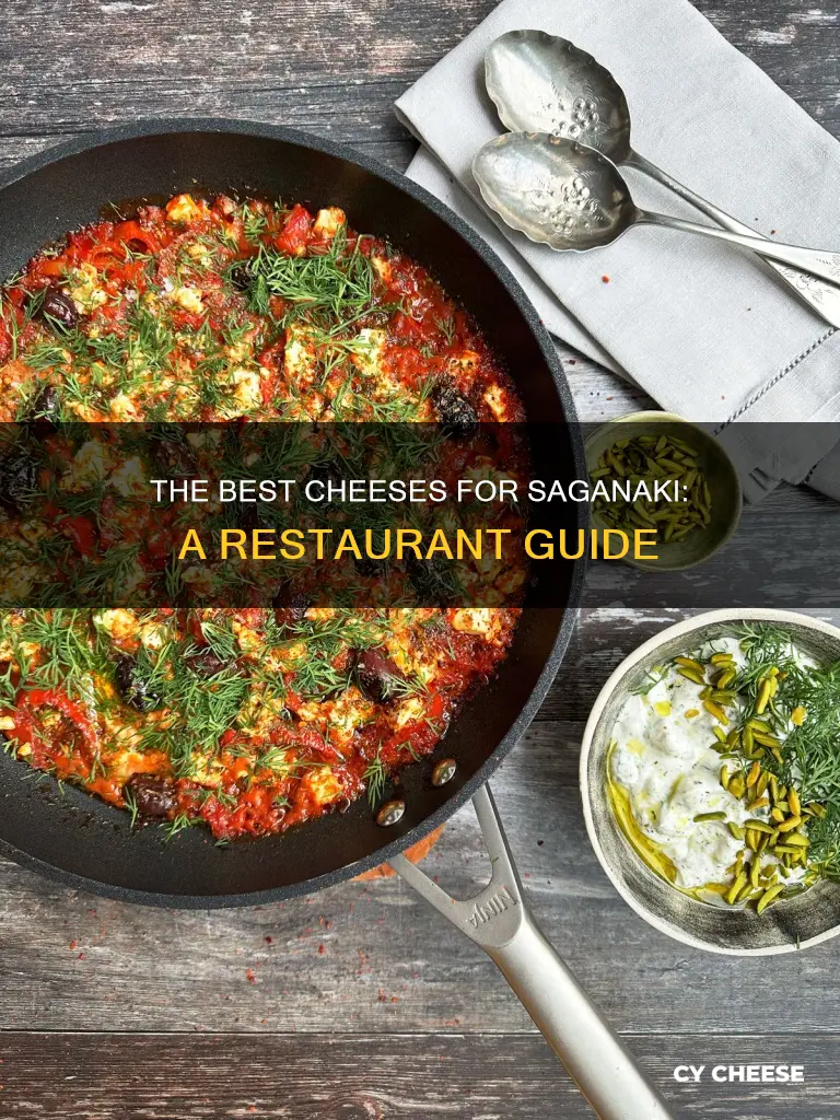 what cheese do resturants use for saganaki
