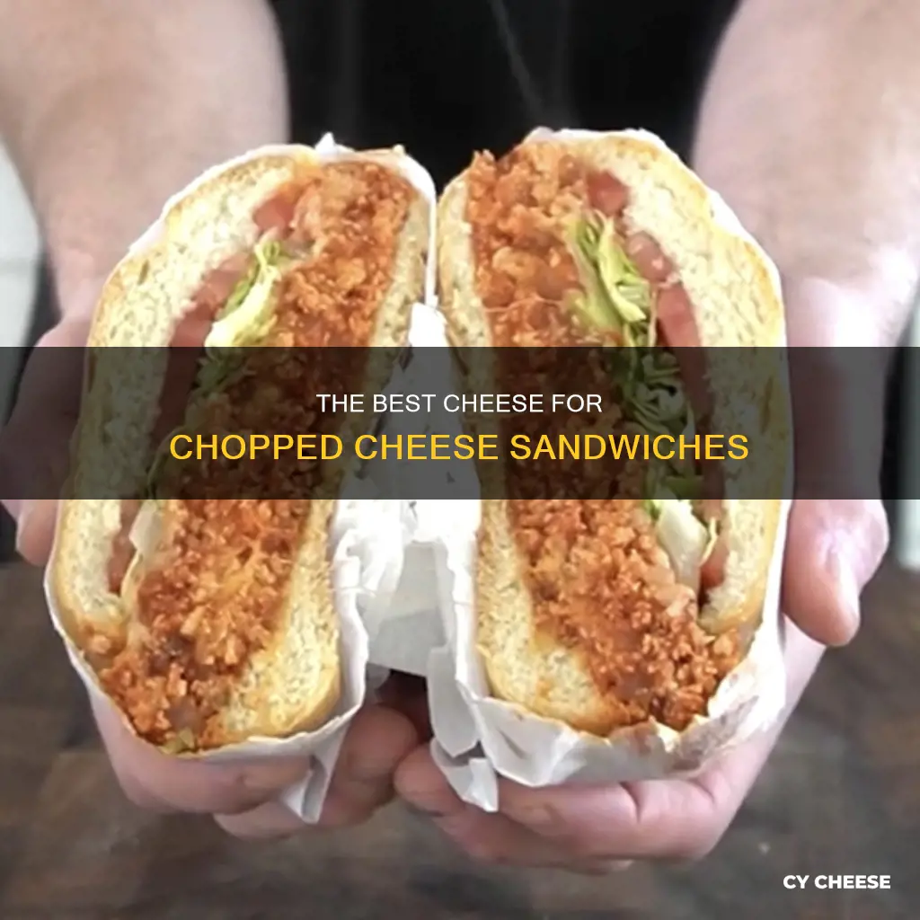 what cheese do they use for chopped cheese