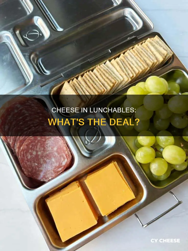 what cheese do they use in lunchables