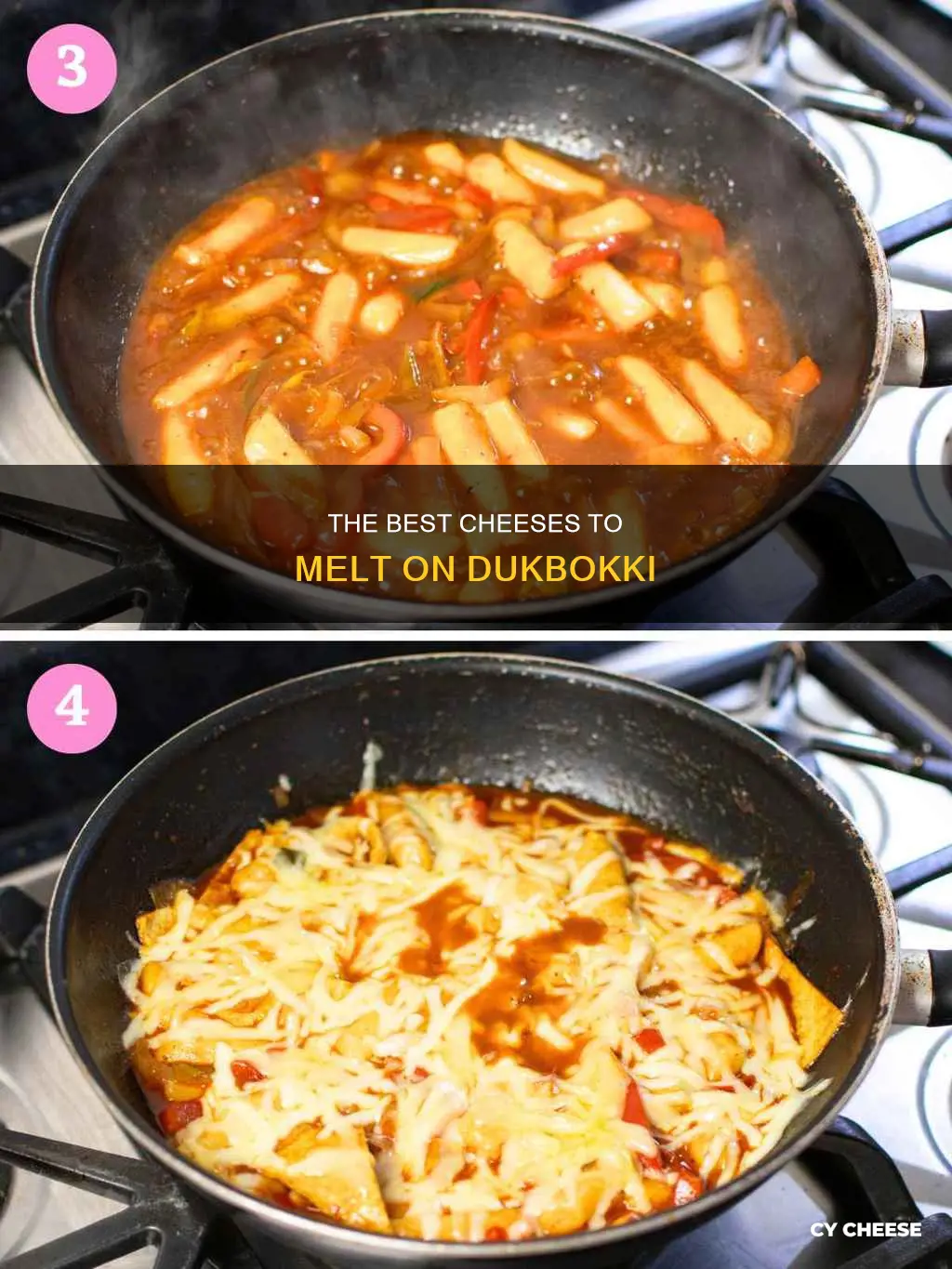 what cheese do u put on dukbokki