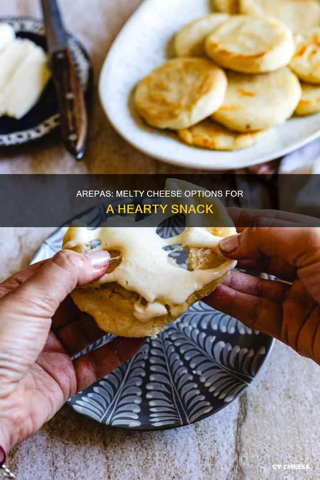 what cheese do you put in arepas