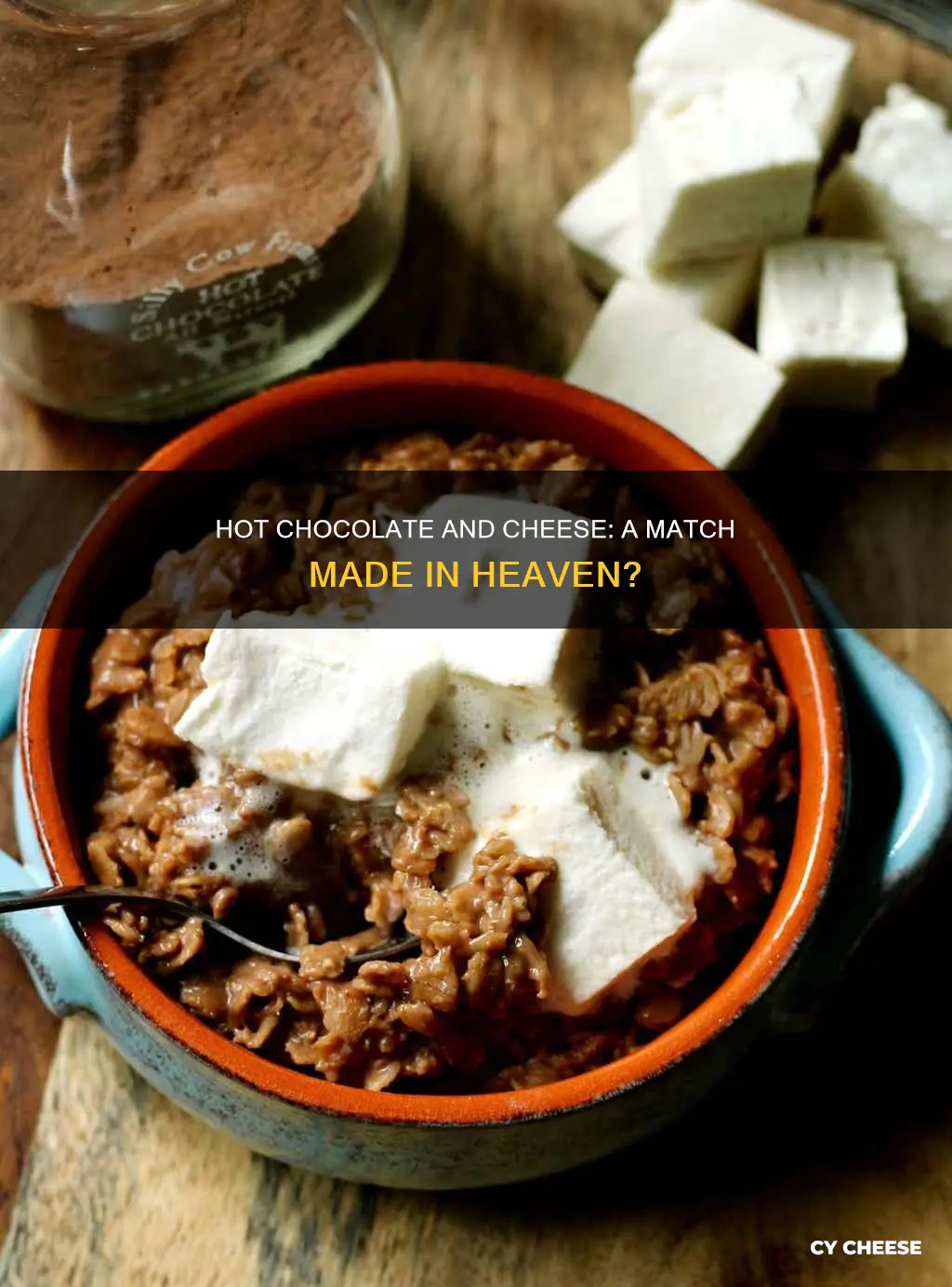 what cheese do you put in hot chocolate