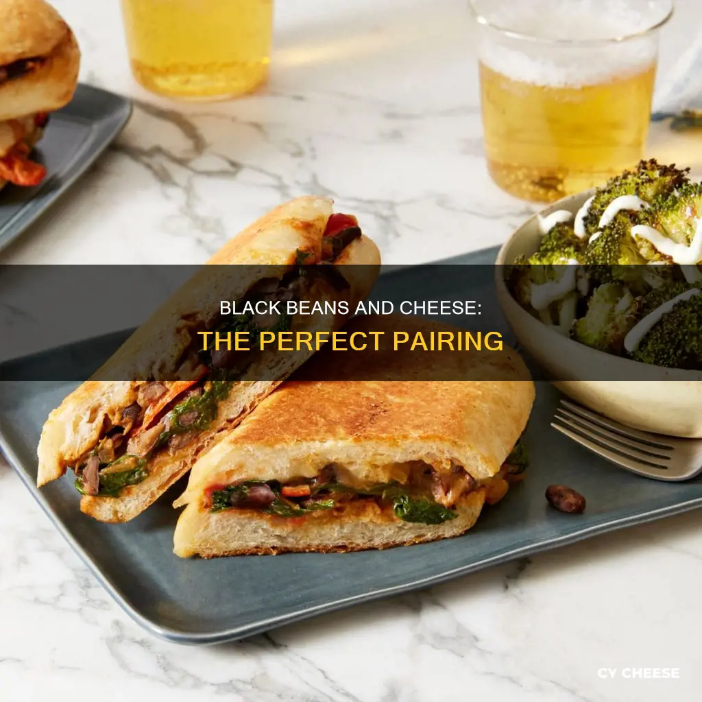 what cheese do you put on black beans