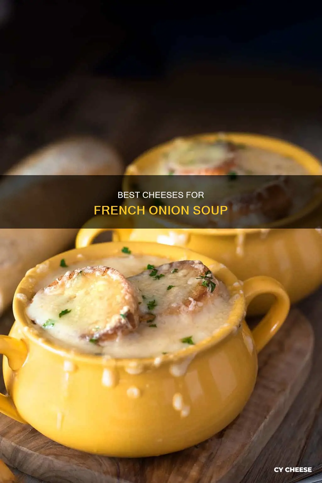 what cheese do you put on french onion soup