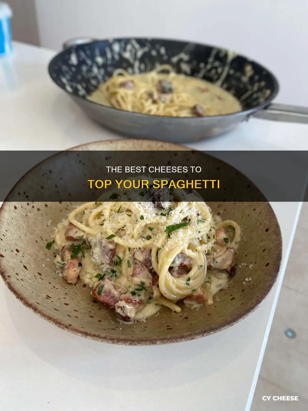 what cheese do you put on spaghetti