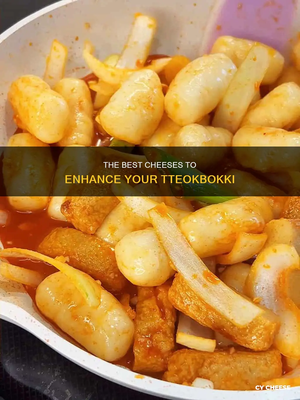 what cheese do you put on tteokbokki