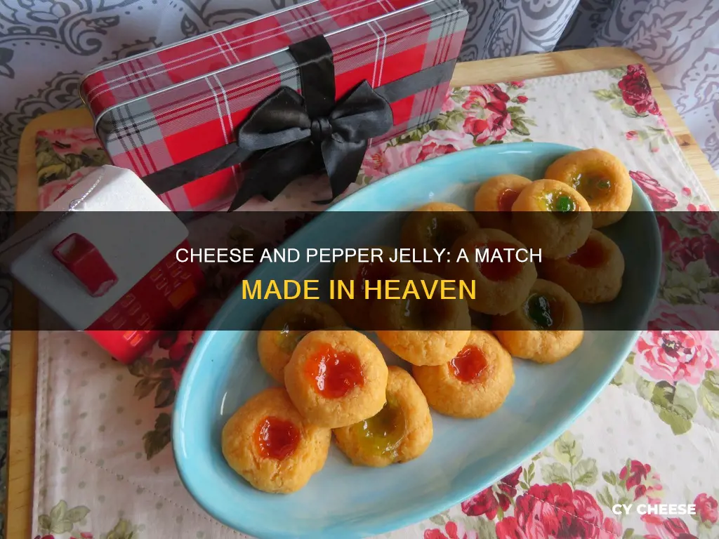 what cheese do you put pepper jelly on