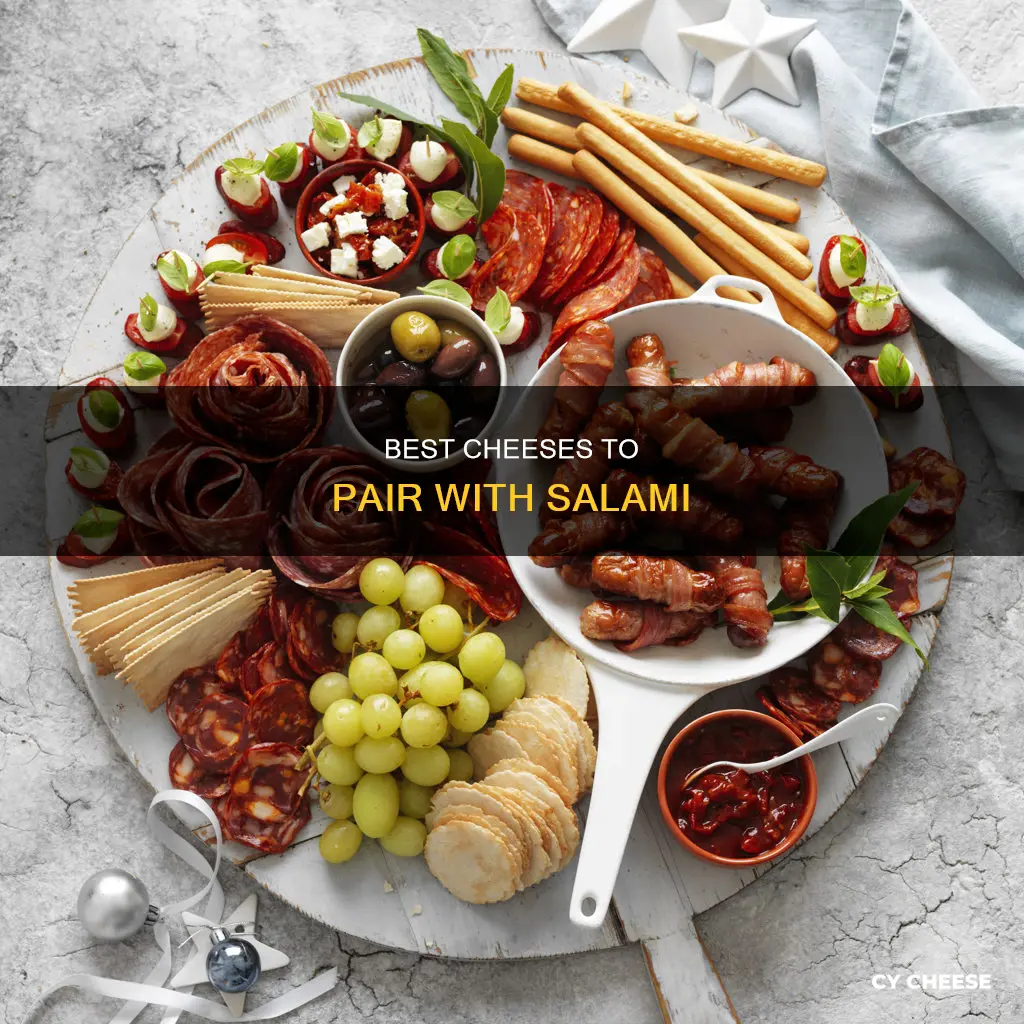 what cheese do you serve with salami