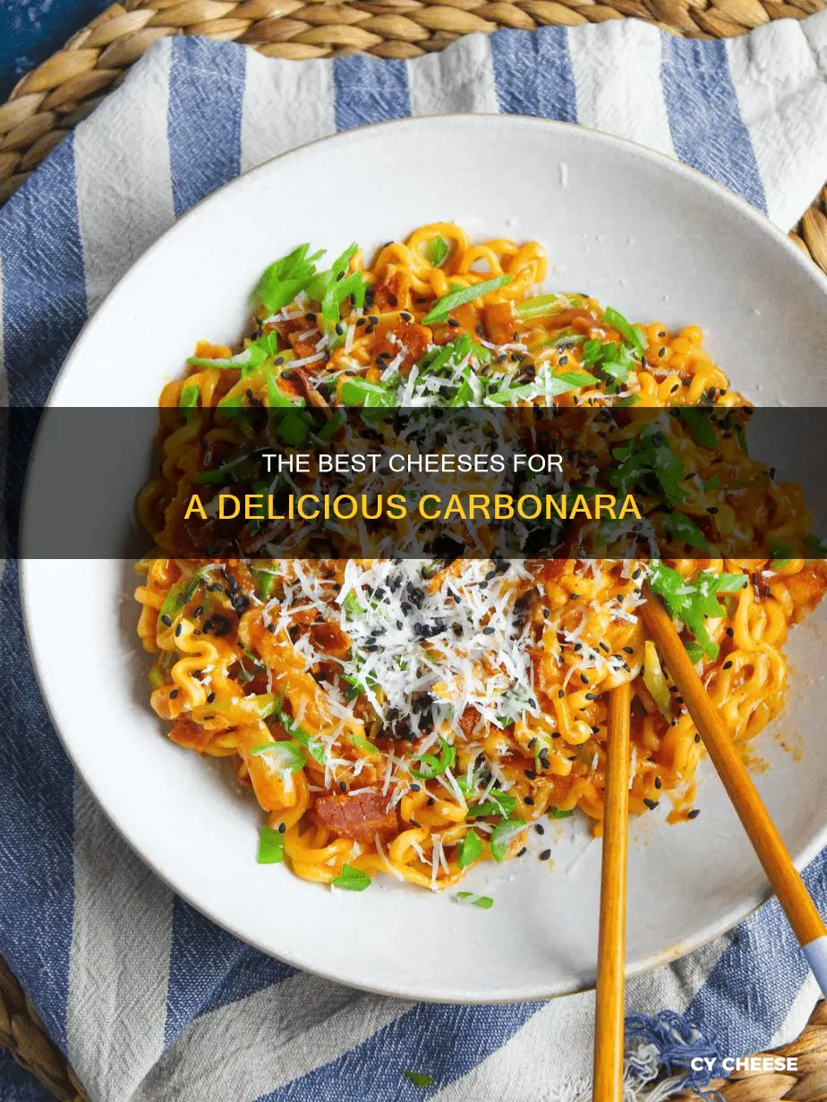 what cheese do you use for carbonara