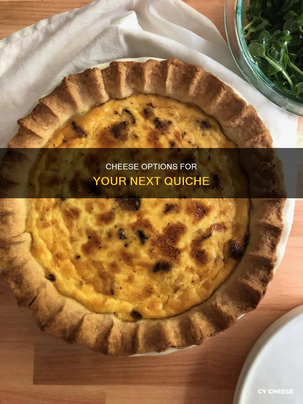 what cheese do you use for quiche