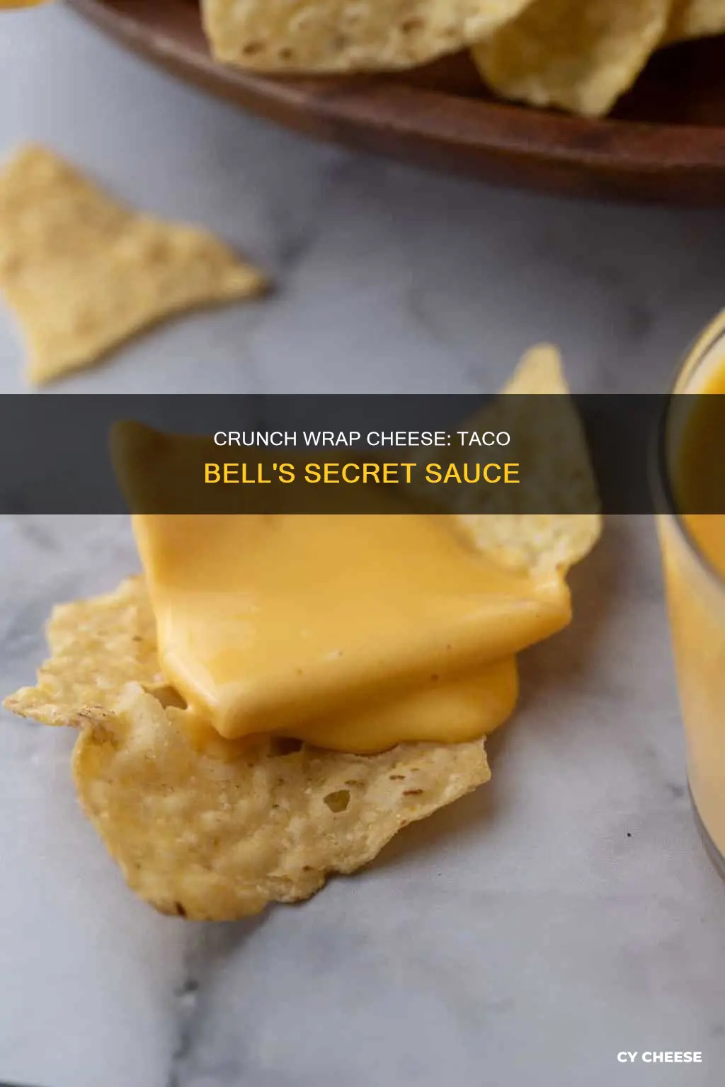 what cheese does taco bell use in crunch wraps