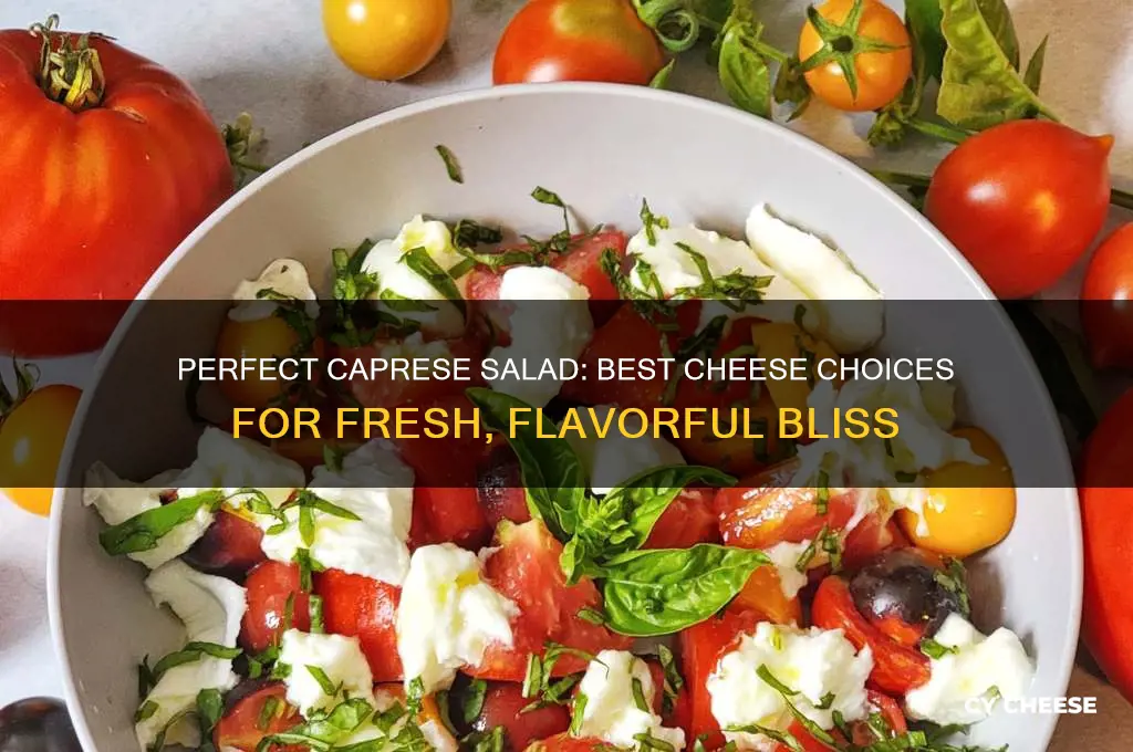 what cheese for caprese salad