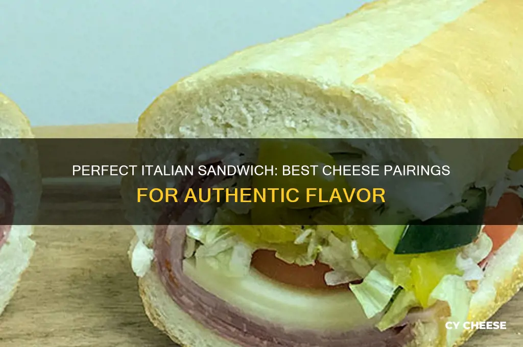 what cheese for italian sandwich