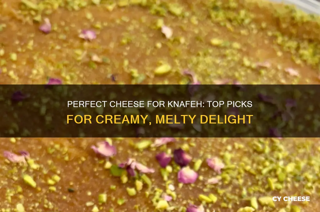 what cheese for knafeh