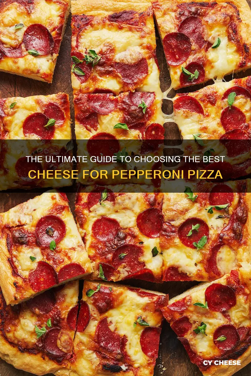 what cheese for pepperoni pizza