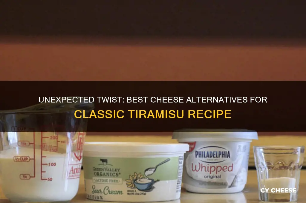 what cheese for tiramisu