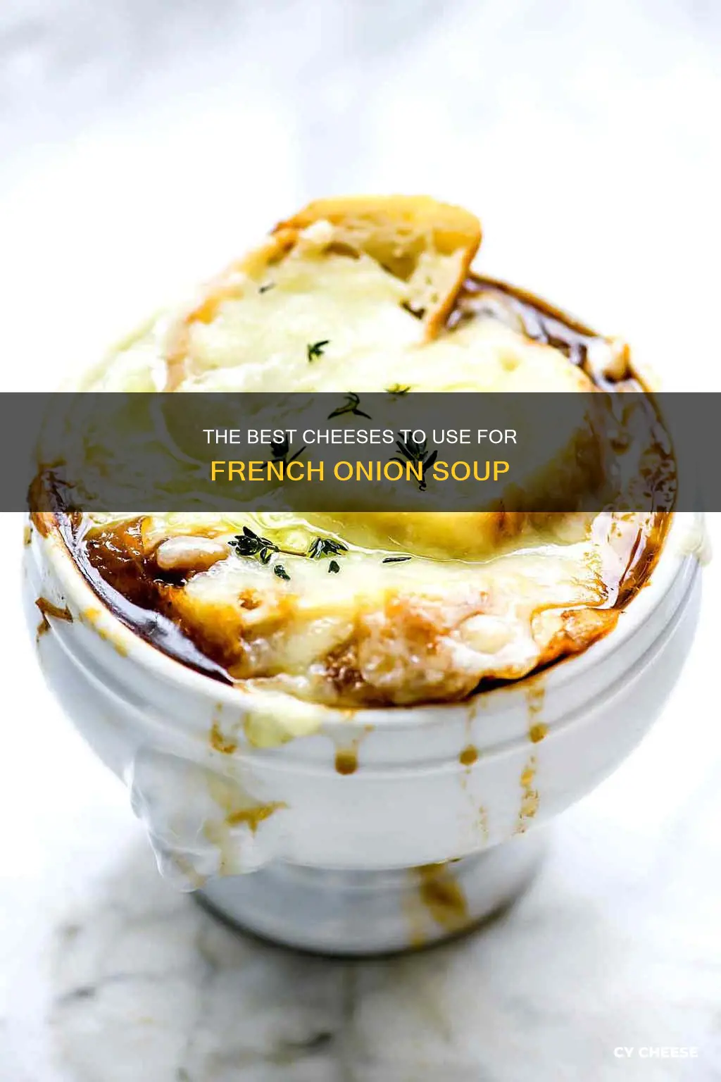 what cheese goees on french onion soup