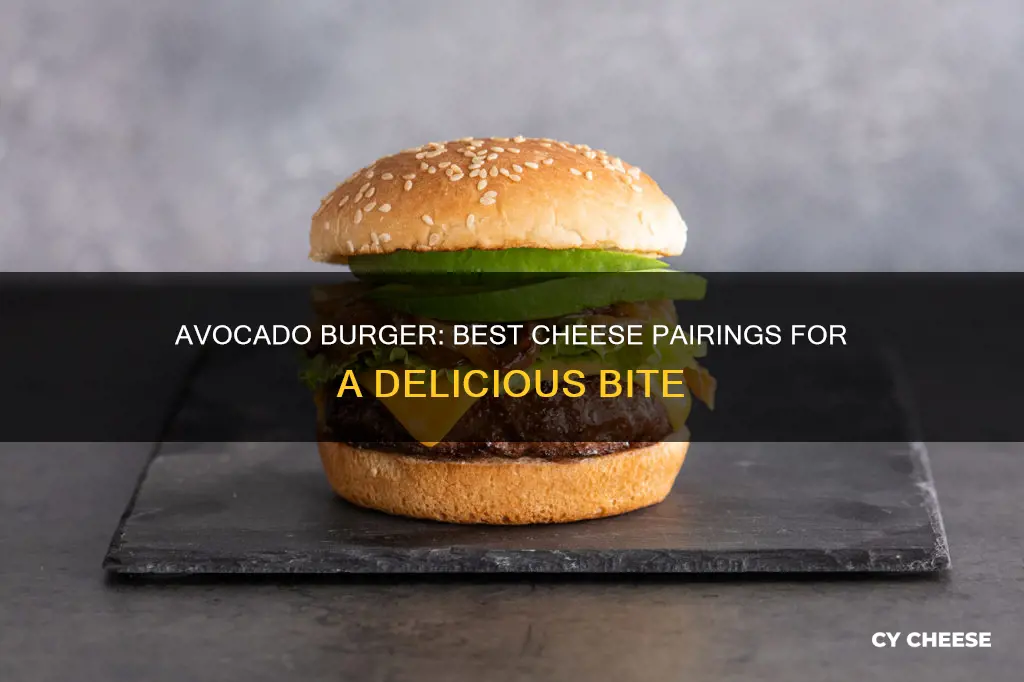 what cheese goes best on an avacado burger