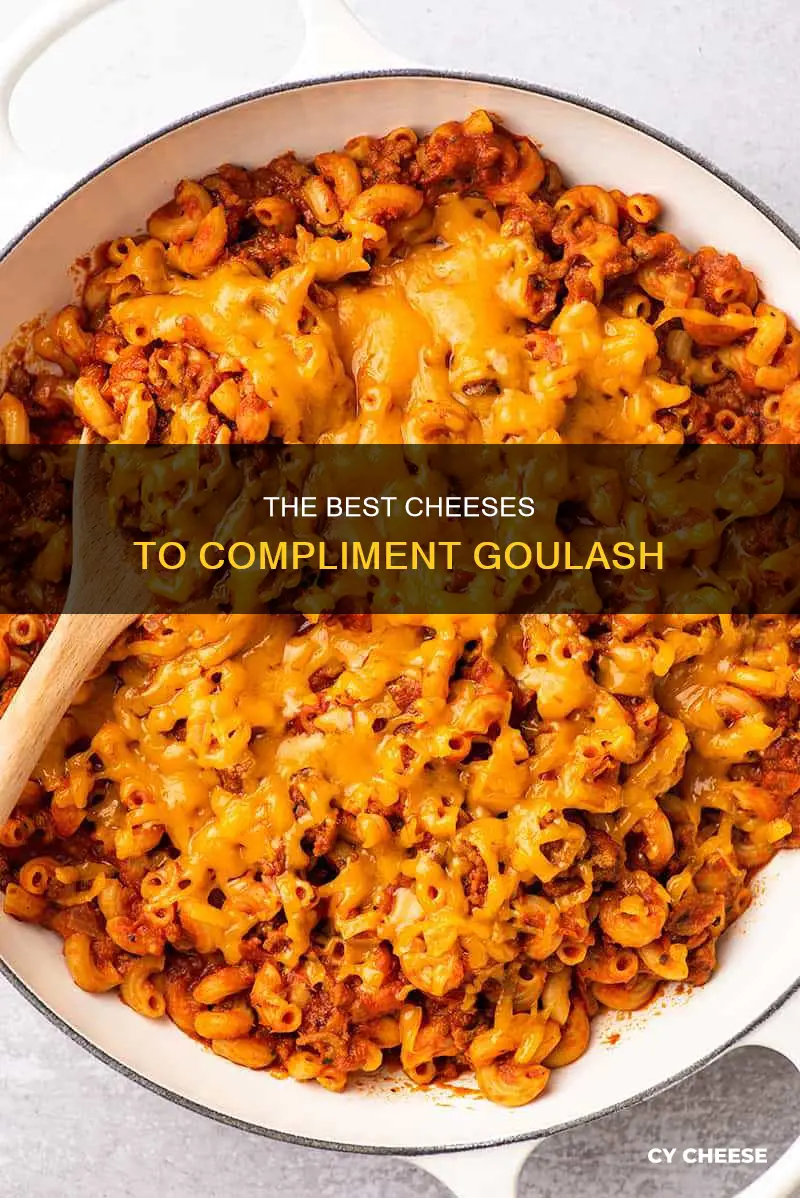 what cheese goes best on goulash