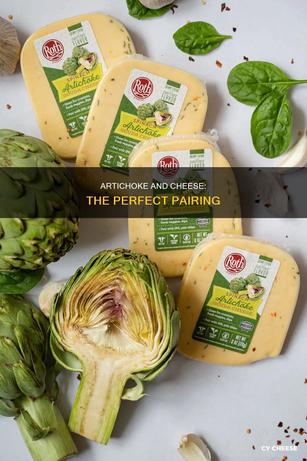 what cheese goes best with artichokes