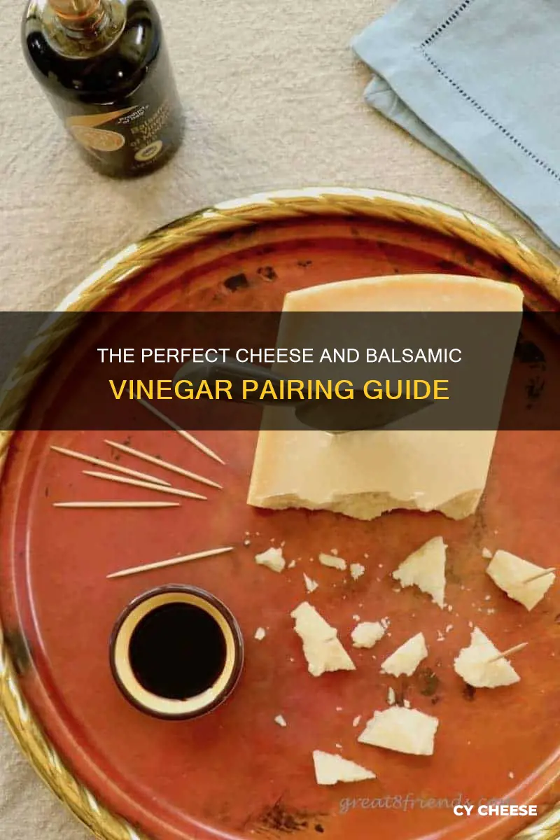 what cheese goes best with balsamic vinegar