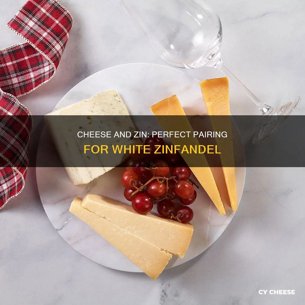 what cheese goes best with white zinfandel