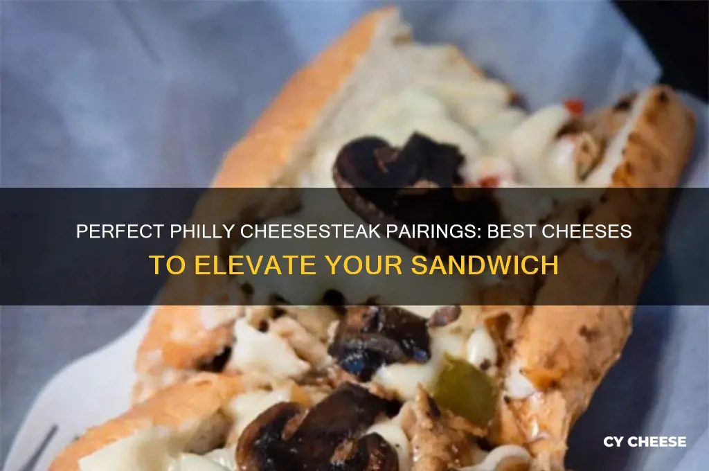what cheese goes good with philly cheesesteak