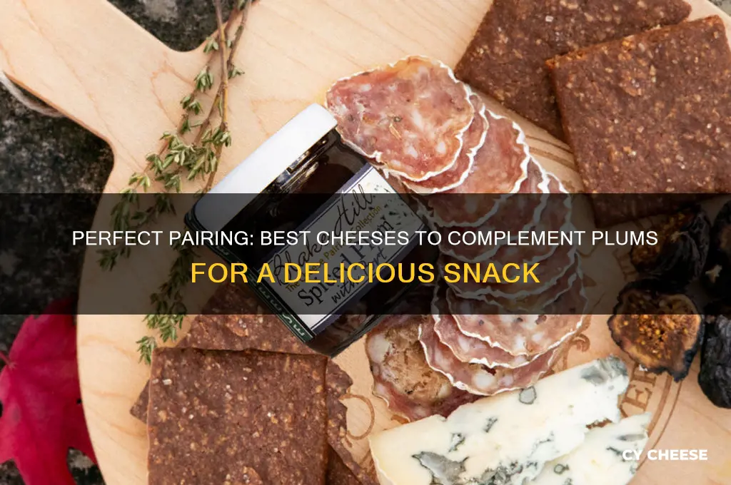 what cheese goes good with plums